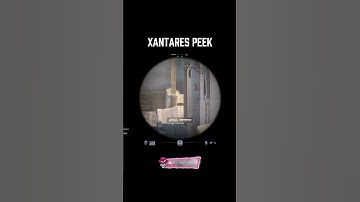 He messed around… then hit the XANTARES peek  #cs2 #csgo #cs2 #xantares #xantarespeek #cs2clips