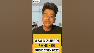Asad Zuberi | AIR 86 | Anthropology Optional Marks 290 | UPSC 2022 | Testimonial | LevelUp IAS