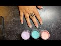 DIP POWDER TIE-DYE NAILS | PEPPI GEL