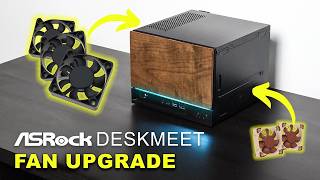 Fan Upgrade for Asrock DeskMeet - 3D Printed Brackets @standupg4m3r