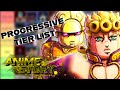 *NEW* UPDATED Progressive Tier List for JOJO Portal Update in Anime Story!!! (Roblox)