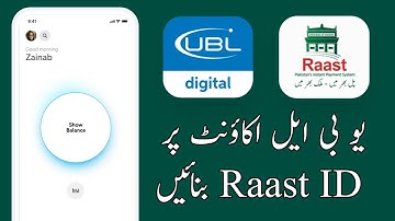 How To Link UBL Account With Raast step by step guide
