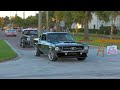 Classic/Muscle Cars Cruising Out of Eustis Classic Car Show - October 2023