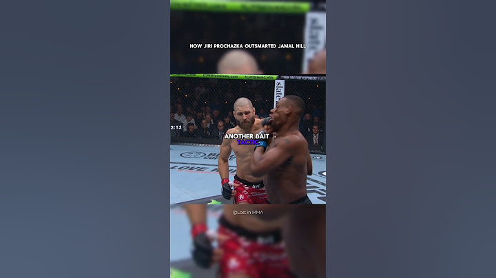 How Jiri Prochazka OUTSMARTED Jamal Hill 🇨🇿🧠
