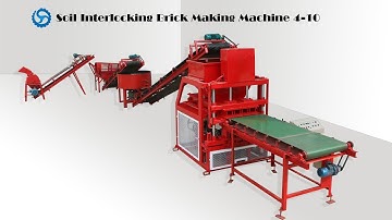 FL 4-10 automatic interlocking brick making machine