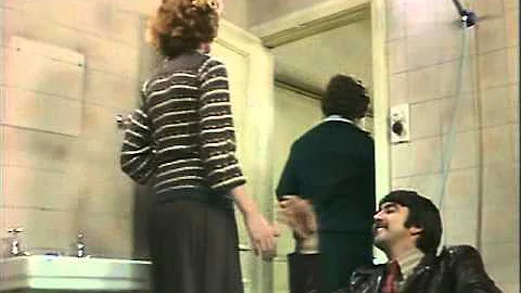 Gabrielle Drake in a bathtub with John Alderton...