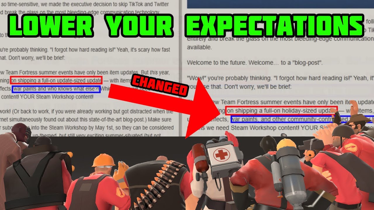 That Tf2 Major Update 2023... (Lower Your Expectations) - Youtube