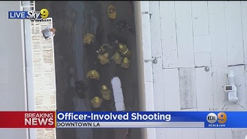 LAPD Officers Shoot, Injure Allegedly Armed Man In DTLA