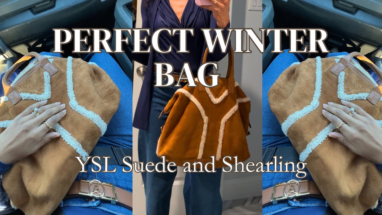 $199 YSL Suede Easy Bag! Vintage Saint Laurent Reveal, Review