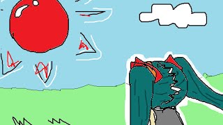 空は青 雲は白 初音ミク
