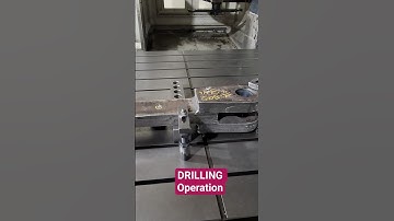 DRILLING operation 🔧 #video #machine #cncmill #cnc #cncsoftware