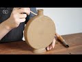     how make a ceramic flat bottle  ondo studio