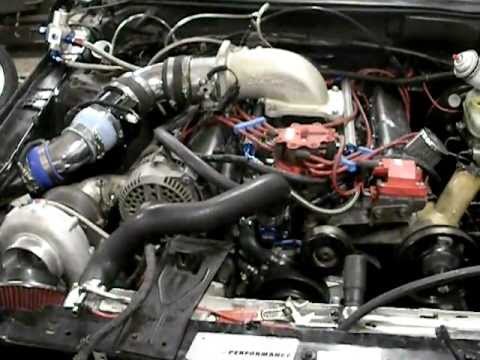 95 mustang turbo 302 first startup - YouTube