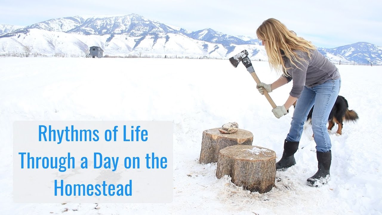 Rhythms of Life in a Day Around the Homestead - Physical Labor, Seasons, Weather