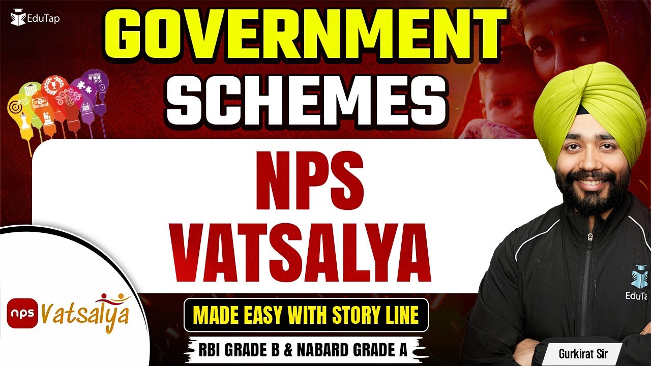 NPS Vatsalya | Government Schemes for RBI Grade B 2026 | Important Govt Schemes for NABARD Grade A