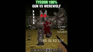Tycoon 100% Power 🔥 Full Gun vs Werewolf | Dead Rails