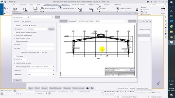 [Tekla Structures] Set Base line width when printing to PDF