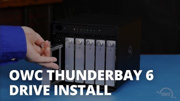 OWC ThunderBay 6 Drive Install