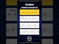 Lock In Your Timing! 🥁 75 BPM Rhythmic Precision Drill