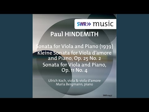 Viola Sonata, Op. 11 No. 4: I. Fantasie. Ruhig