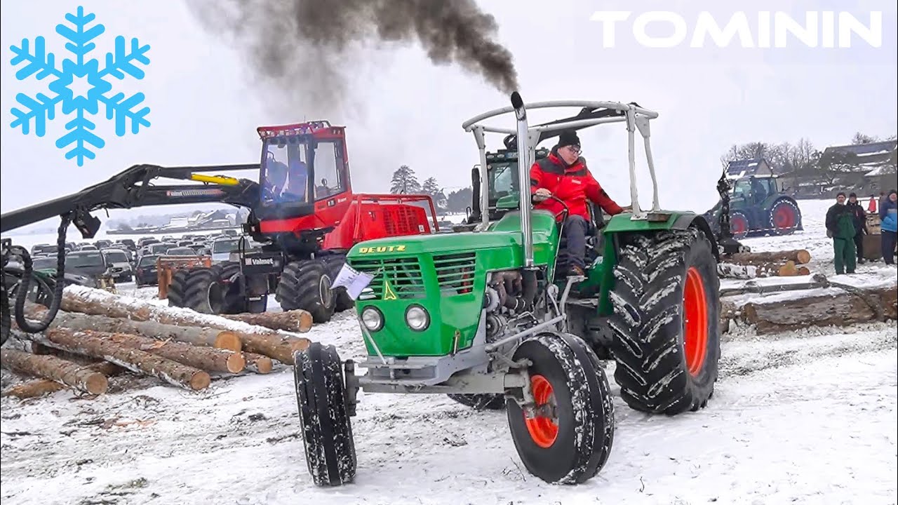Winter traktortreffen🚜 Fremdiswalde 2026 🚒 Historische Fahrzeuge im Schnee ❄️🚛🚗