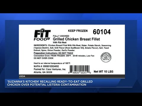 Ready-to-eat grilled chicken recalled over listeria contamination