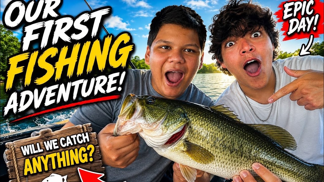First fishing adventure(will we catch anything!!)