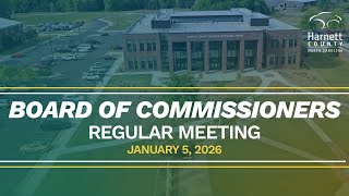 Board of Commissioners Regular Meeting 01/05/26