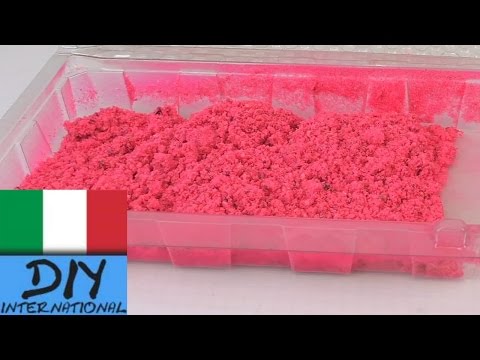 Sabbia decorativa DIY – colorare la sabbia decorativa