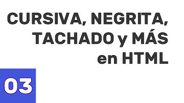 Estilos de textos en HTML | JOHNNY inside®