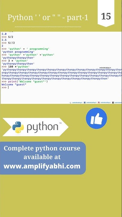 Python : Single quote vs Double quote ( ' ' vs " ") sentence, string ...