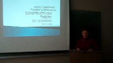 Constructivist Theory of Learning (Part 1)