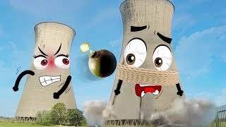 Doodles Extreme Dangerous Building Demolition | Heavy Equipment Destroy Building | DOODLES VIDEOS