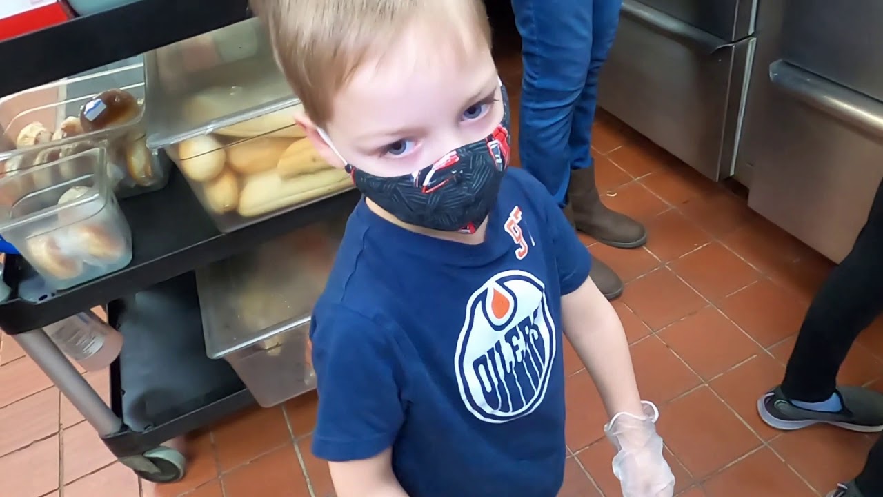 Travelling Light to Boston Pizza in Camrose, AB