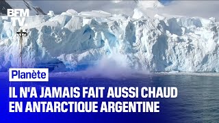 18,3°C relevé... Il n'a jamais fait aussi chaud dans l'Antarctique argentine