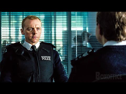 O policial mais intenso de Londres é transferido para uma cidade pacata onde nada acontece 🌀 4K