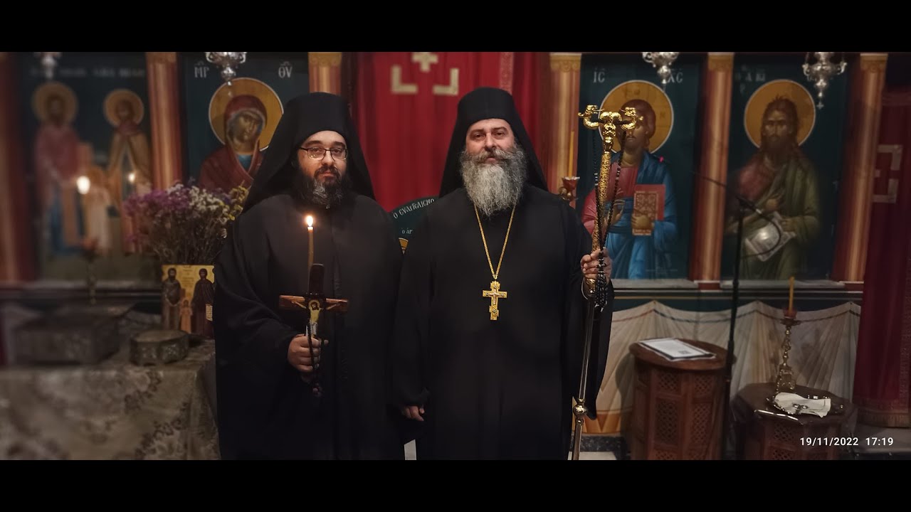 Κουρά του Μοναχού Ιερωνύμου Γουλιώτη Ι.Μ. Αγίων Ραφαήλ Νικολάου και Ειρήνης Πυργετού Λαρίσης