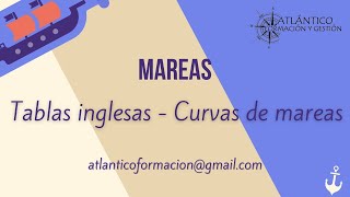 🌊 Mareas 🌊 Curvas de mareas o tablas inglesas - CON EJERCICIOS EXTRAS