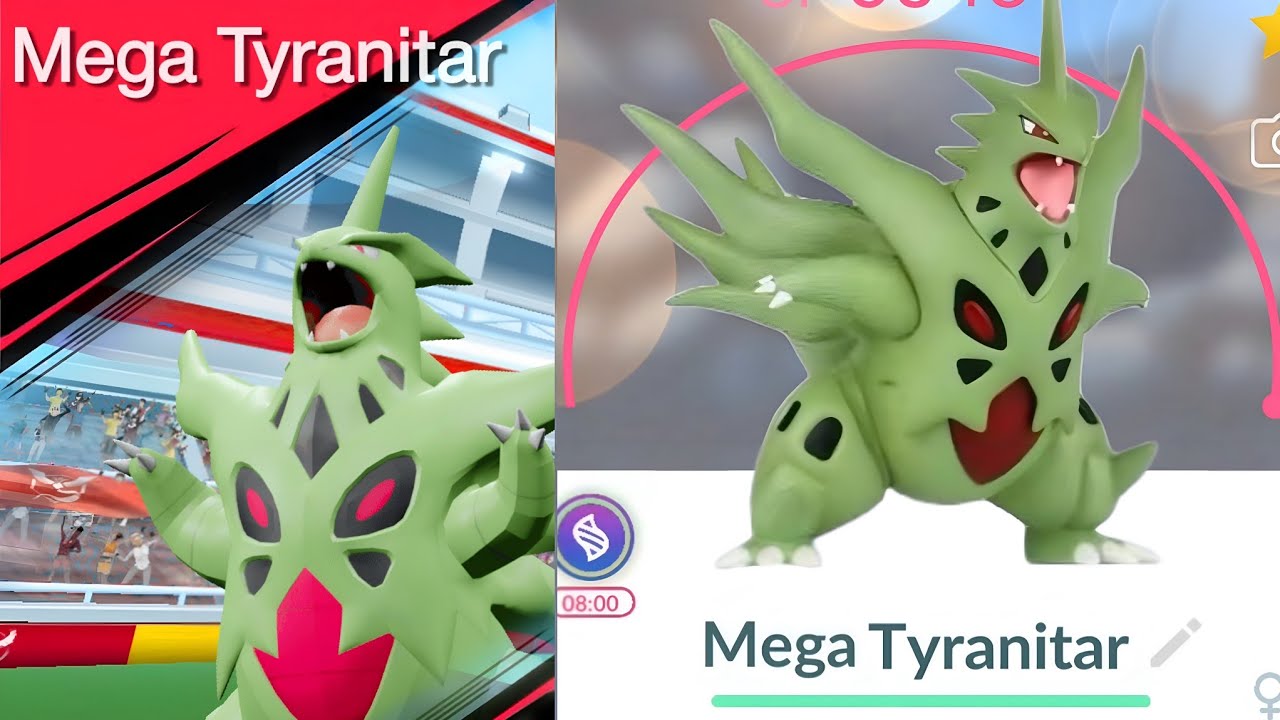 Mega Tyranitar in Pokémon Go, by Esportdirectory