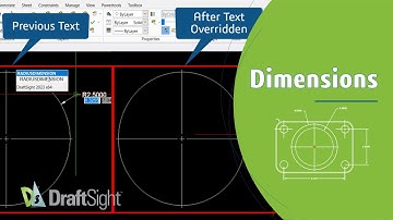 Create Radius Dimension for a Circle with Dimension Text Override Using Command Window