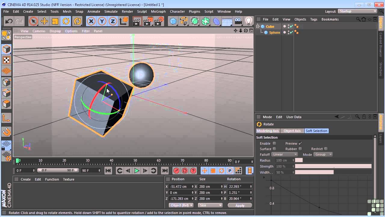 cinema 4d user buttons