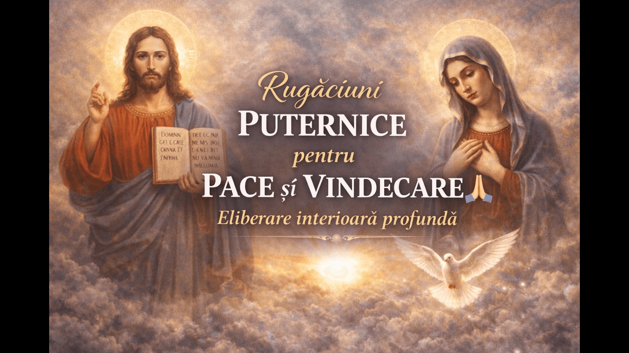 Rugăciuni PUTERNICE pentru PACE și VINDECARE 🙏 Eliberare interioară profundă