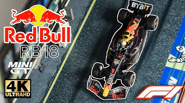 Mini GT - Oracle Red Bull Racing RB18 #1 Max Verstappen 2022 F1 Formula One l Cinema Shot 4K