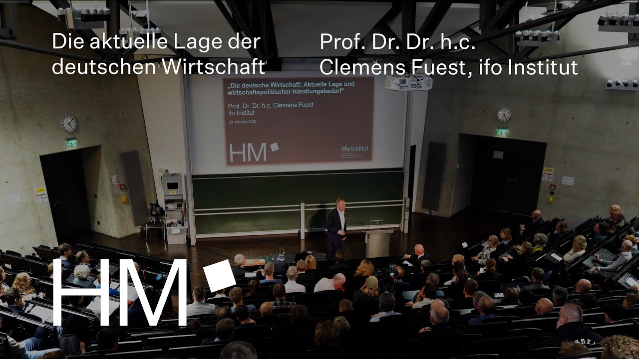 Die aktuelle Lage der deutschen Wirtschaft | Prof. Dr. Dr. h.c. Clemens Fuest