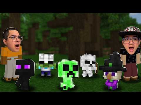 WE SPENT THE DAY TAKING CARE OF BABY MONSTERS IN MINECRAFT! (is it hard?)