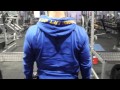 Strong lift wear  blue s hoodie
