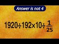 How fast can you solve this? 99% Failed this tricky question 