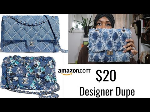 $20 Denim Flap Bag DESIGNER INSPIRED From