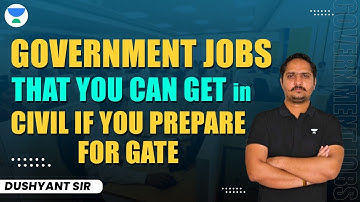JOBS THAT YOU CAN GET IN CIVIL IF YOU PREPARE FOR GATE | GATE 2023 #gate2023 #gate2024 #unacademy
