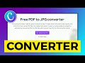 How to Convert a PDF to JPG using Canva